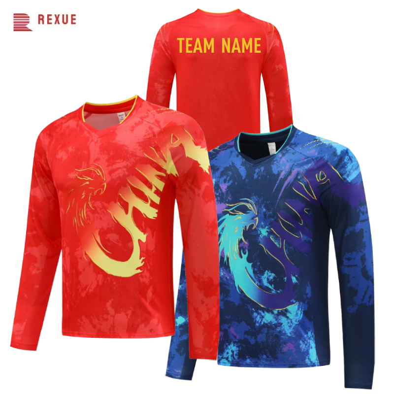 Table Tennis Name - China Dragon Long Sleeve Table Tennis