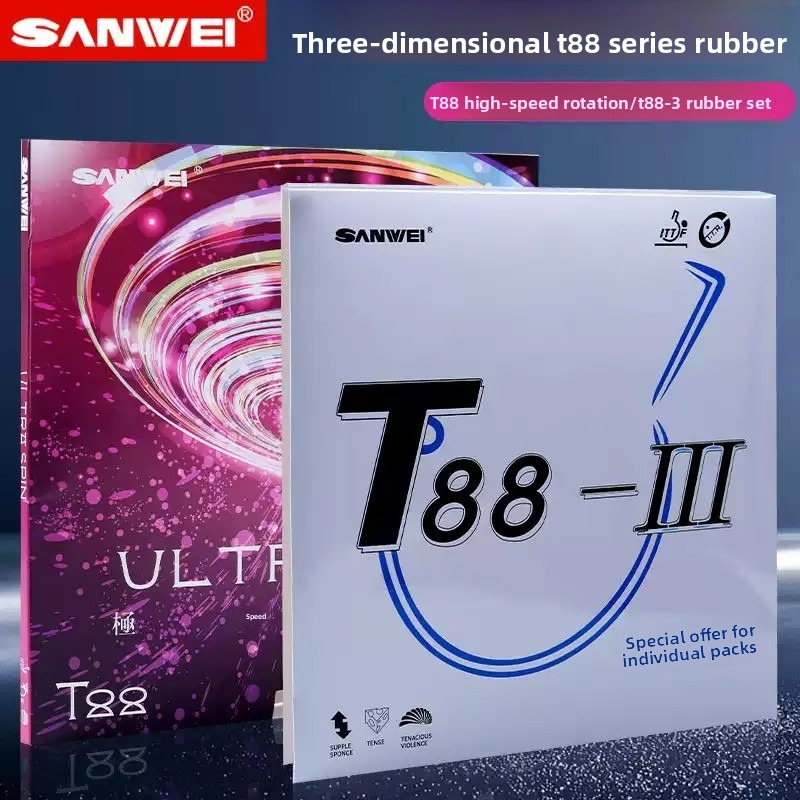 Sanwei  T88 ULTRA-Spin T88-3 T - Table Tennis Xiom Rubber のレビューと価格
