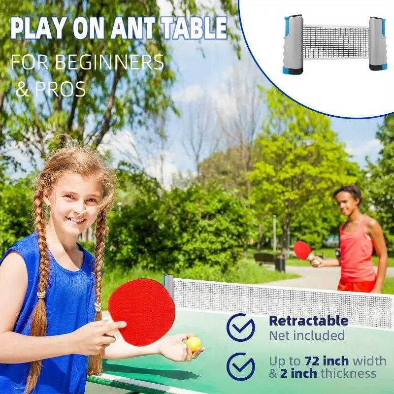 Portable Table Tennis Net Expa - Table Tennis Dimension のレビューと価格