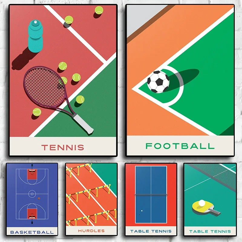 Canvas Painting Wall Art Midce - Table Tennis Dimension のレビューと価格