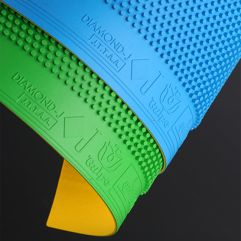 New TULPE Green Blue Red Table - Table Tennis Xiom Rubber のレビューと価格